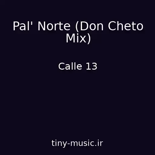 کاور آهنگ Pal' Norte (Don Cheto Mix) از Calle 13