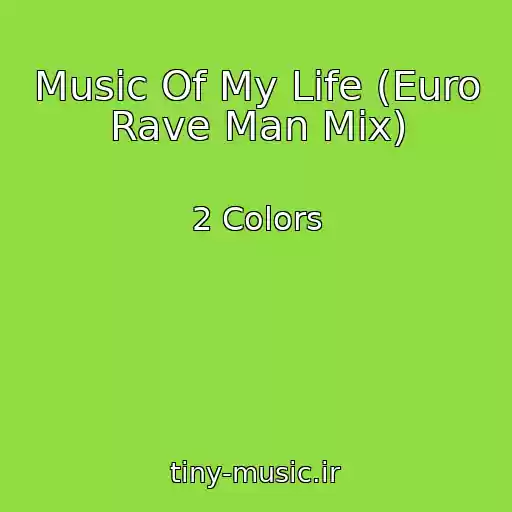کاور آهنگ Music Of My Life (Euro Rave Man Mix) از 2 Colors