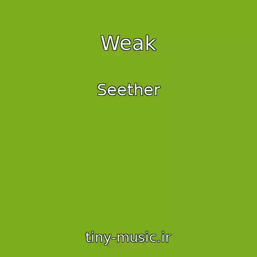 کاور آهنگ Weak از Seether
