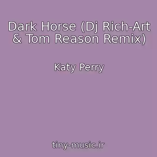 کاور آهنگ Dark Horse (Dj Rich-Art & Tom Reason Remix) از Katy Perry