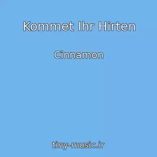 کاور آهنگ Kommet Ihr Hirten از Cinnamon
