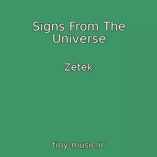 کاور آهنگ Signs From The Universe از Zetek