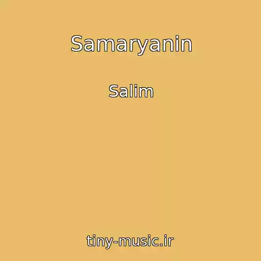 کاور آهنگ Samaryanin از Salim