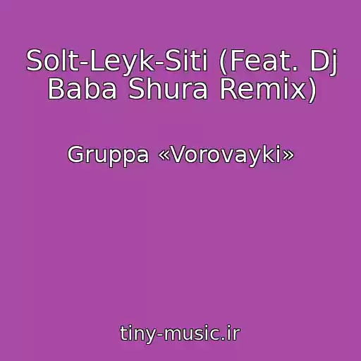 کاور آهنگ Solt-Leyk-Siti (Feat. Dj Baba Shura Remix) از Gruppa «Vorovayki»