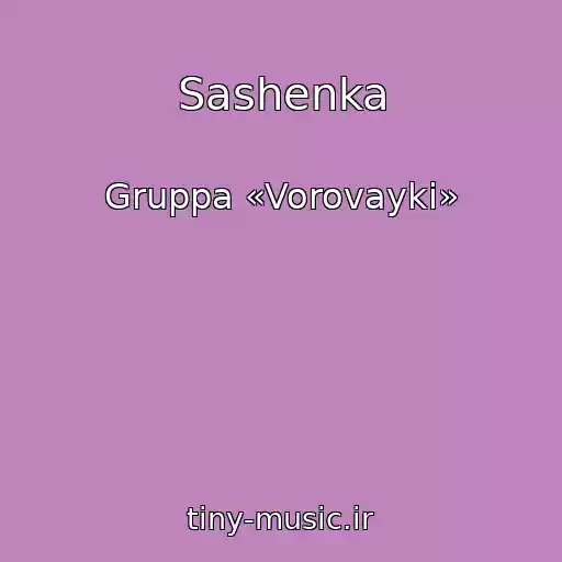 کاور آهنگ Sashenka از Gruppa «Vorovayki»