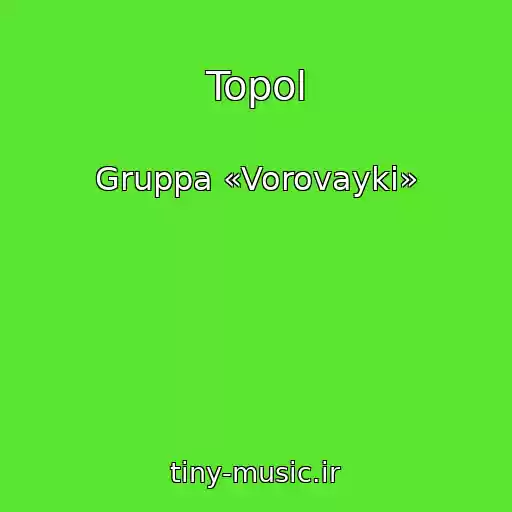 کاور آهنگ Topol از Gruppa «Vorovayki»