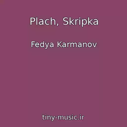 کاور آهنگ Plach, Skripka از Fedya Karmanov