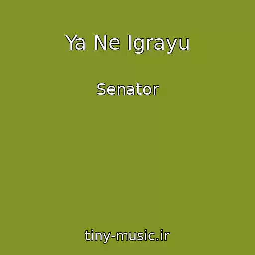 کاور آهنگ Ya Ne Igrayu از Senator