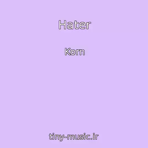 کاور آهنگ Hater از Korn