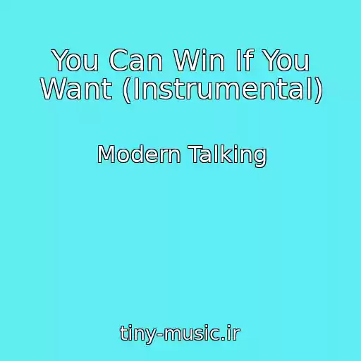 کاور آهنگ You Can Win If You Want (Instrumental) از Modern Talking