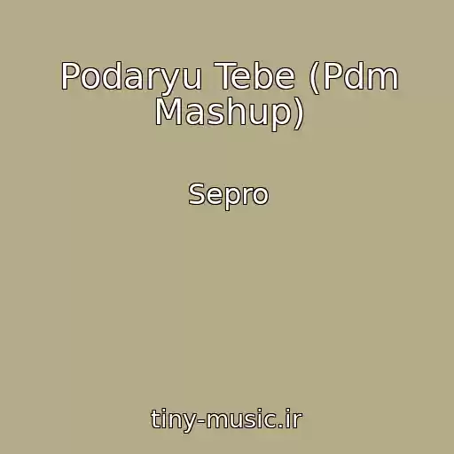 کاور آهنگ Podaryu Tebe (Pdm Mashup) از Sepro