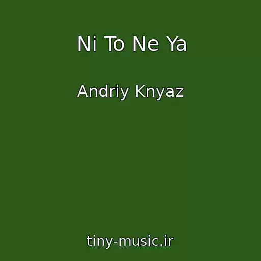 کاور آهنگ Nі To Ne Ya از Andrіy Knyaz
