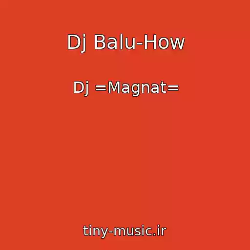 کاور آهنگ Dj Balu-How از Dj =Magnat=