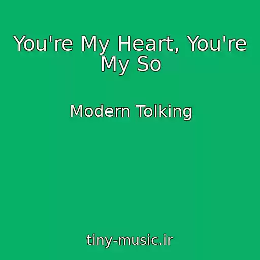 کاور آهنگ You're My Heart, You're My So از Modern Tolking