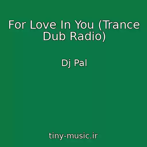 کاور آهنگ For Love In You (Trance Dub Radio) از Dj Pal
