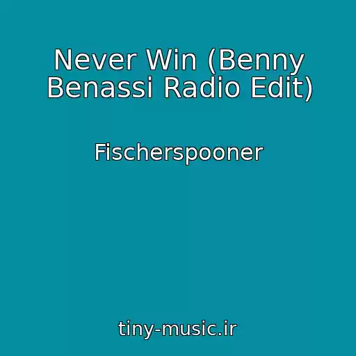 کاور آهنگ Never Win (Benny Benassi Radio Edit) از Fischerspooner