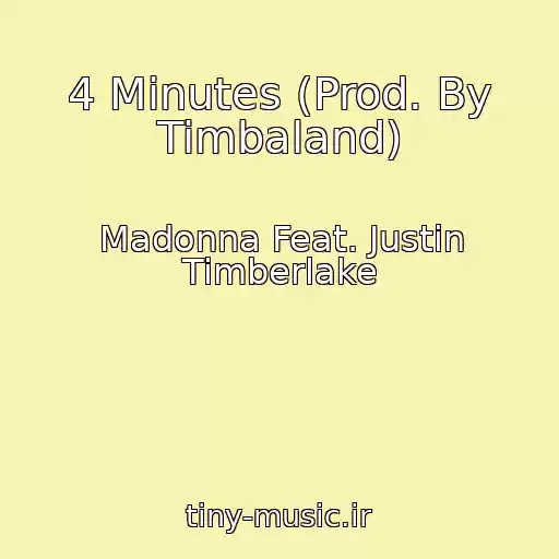 کاور آهنگ 4 Minutes (Prod. By Timbaland) از Madonna Feat. Justin Timberlake