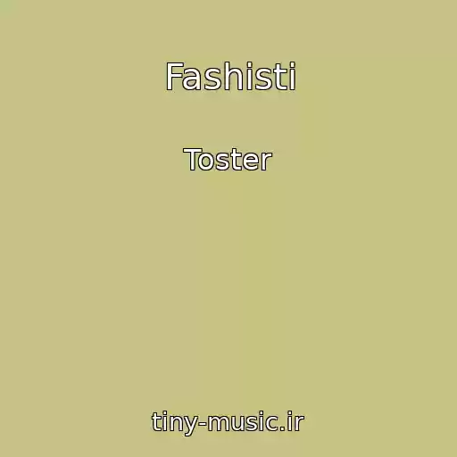 کاور آهنگ Fashisti از Toster