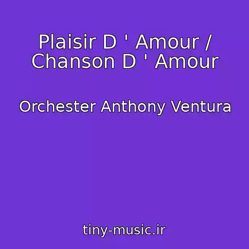 کاور آهنگ Plaisir D ' Amour / Chanson D ' Amour از Orchester Anthony Ventura