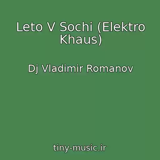 کاور آهنگ Leto V Sochi (Elektro Khaus) از Dj Vladimir Romanov