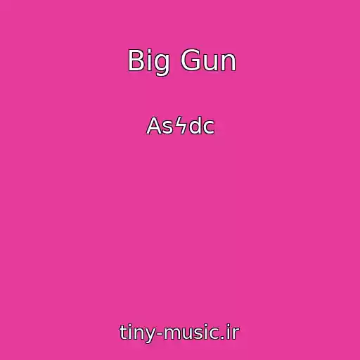 کاور آهنگ Big Gun از Asϟdc