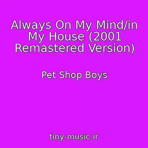کاور آهنگ Always On My Mind/in My House (2001 Remastered Version) از Pet Shop Boys