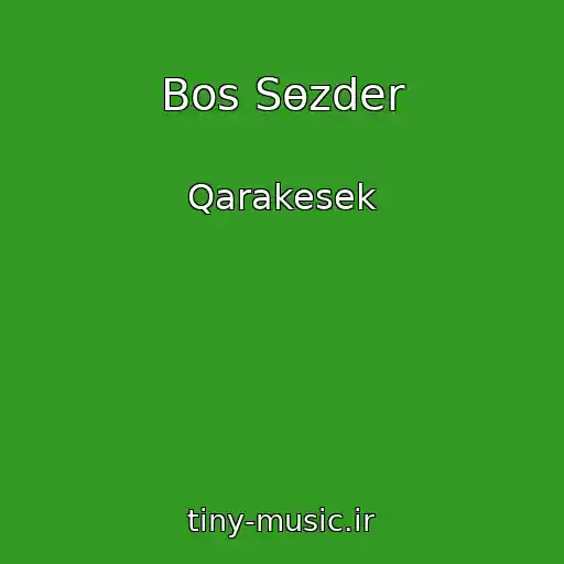 کاور آهنگ Bos Sөzder از Qarakesek