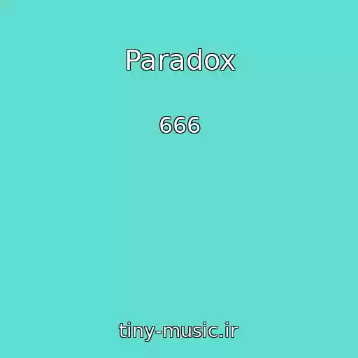 کاور آهنگ Paradox از 666
