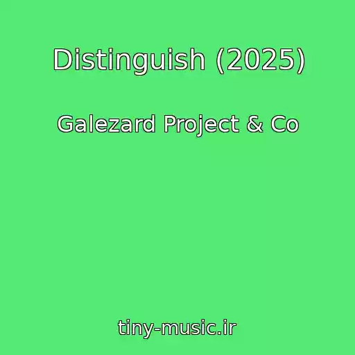 کاور آهنگ Distinguish (2025) از Galezard Project & Co