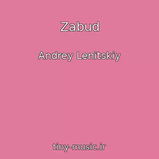 کاور آهنگ Zabud از Andrey Lenitskiy