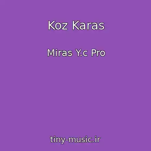 کاور آهنگ Koz Karas از Miras Y.c Pro