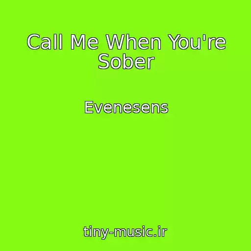 کاور آهنگ Call Me When You're Sober از Evenesens