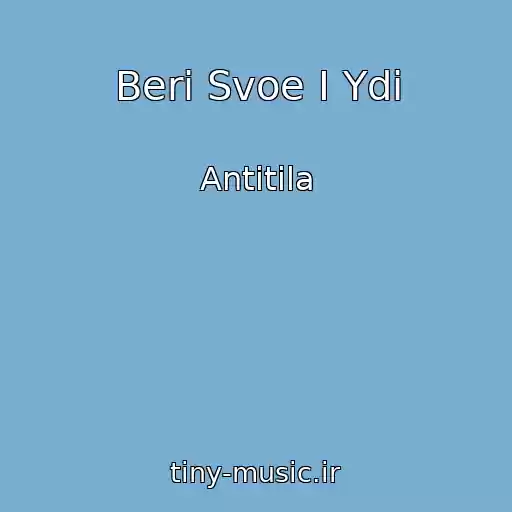 کاور آهنگ Beri Svoe I Ydi از Antitіla