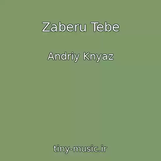 کاور آهنگ Zaberu Tebe از Andrіy Knyaz