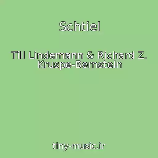 کاور آهنگ Schtiel از Till Lindemann & Richard Z. Kruspe-Bernstein