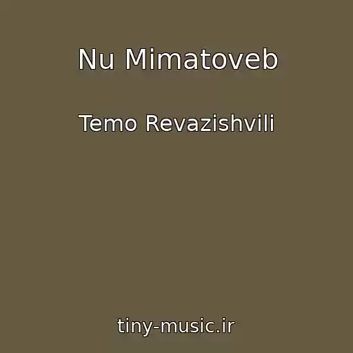 کاور آهنگ Nu Mimatoveb از Temo Revazishvili