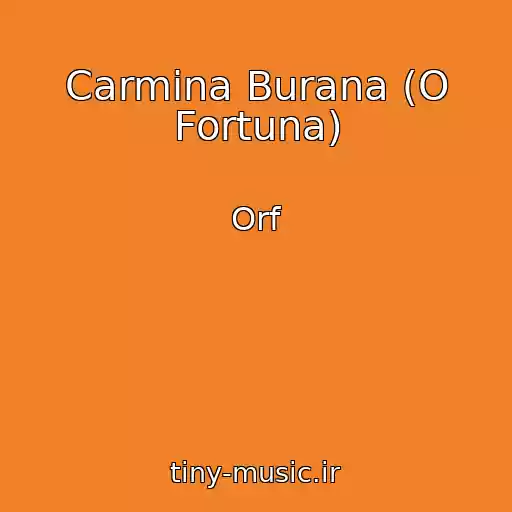 کاور آهنگ Carmina Burana (O Fortuna) از Orf