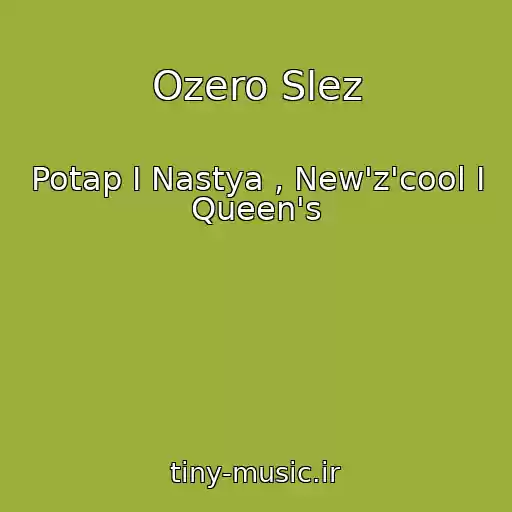 کاور آهنگ Ozero Slez از Potap I Nastya , New'z'cool I Queen's