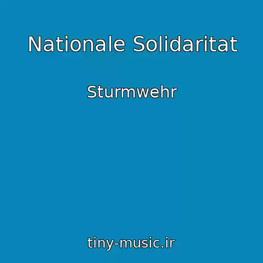 کاور آهنگ Nationale Solidaritat از Sturmwehr