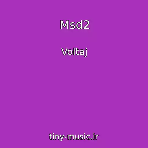 کاور آهنگ Msd2 از Voltaj