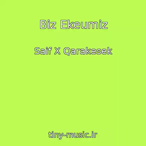 کاور آهنگ Bіz Ekeumіz از Saif X Qarakesek