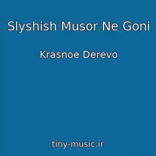 کاور آهنگ Slyshish Musor Ne Goni از Krasnoe Derevo