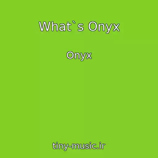 کاور آهنگ What`s Onyx از Onyx