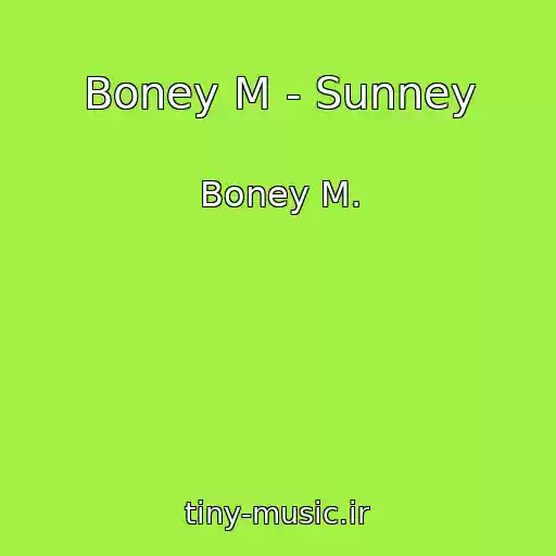 کاور آهنگ Boney M - Sunney از Boney M.