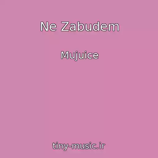 کاور آهنگ Ne Zabudem از Mujuice