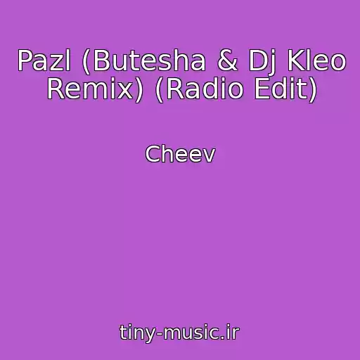 کاور آهنگ Pazl (Butesha & Dj Kleo Remix) (Radio Edit) از Cheev
