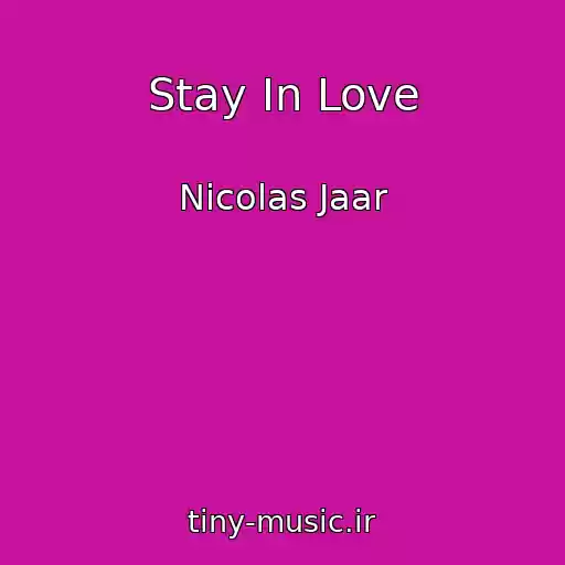 کاور آهنگ Stay In Love از Nicolas Jaar