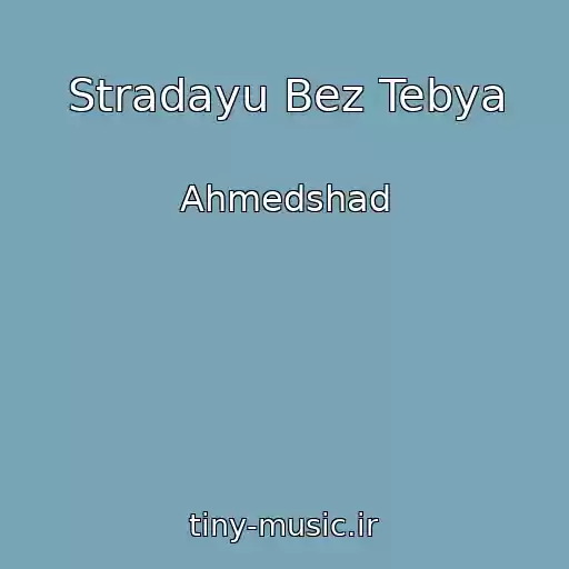 کاور آهنگ Stradayu Bez Tebya از Ahmedshad