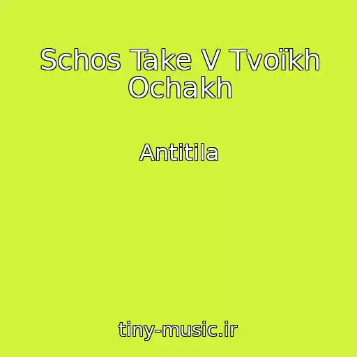 کاور آهنگ Schos Take V Tvoїkh Ochakh از Antitіla