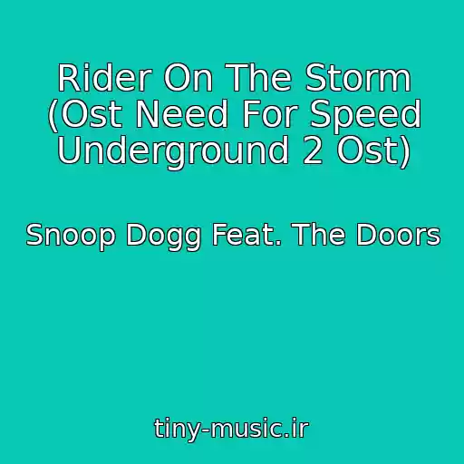 کاور آهنگ Rider On The Storm (Ost Need For Speed Underground 2 Ost) از Snoop Dogg Feat. The Doors